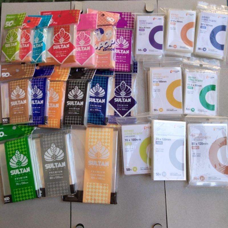 Sultan | Popcorn Card Inner Sleeve protector plastik pelindung kartu