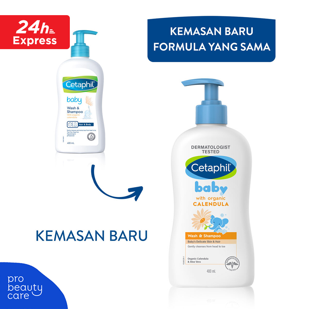 Cetaphil Baby - Gentle Wash &amp; Shampoo / with Organic Calendula (400 ml)