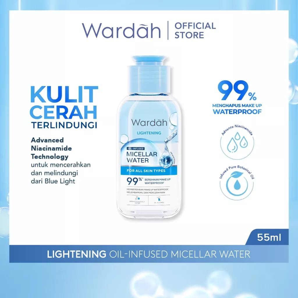 Wardah Lightening Oil-Infused Micellar Water 55ml