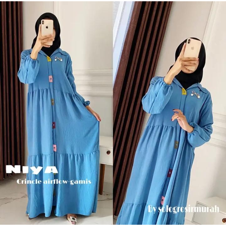 NIYA GAMIS CRINCLE AIRFLOW LD 105CM