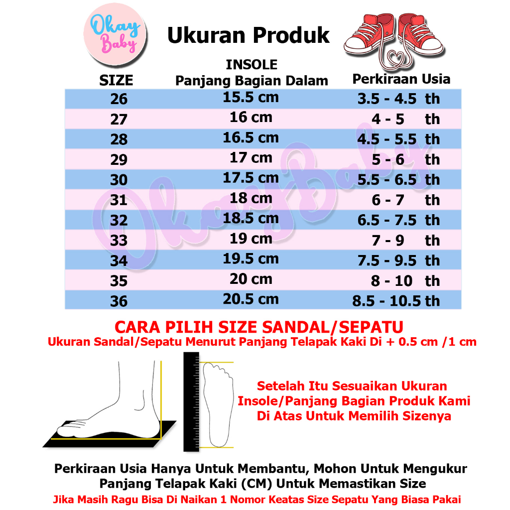 PROMO 12.12 PUNCAK OkayBaby B301 SANDAL GUNUNG SUPER ANAK LAKI2 PEREMPUAN IMPORT SNEAKERS PREMIUM