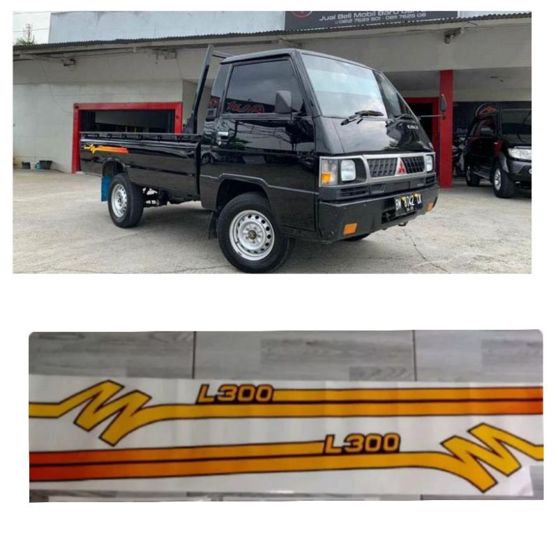 List body stiker L300 pickup bak/ List body stiker Mitsubishi L300 pickup bak