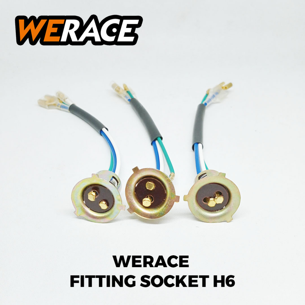 [WERACE] FITING PITING SOCKET H6 LAMPU DEPAN