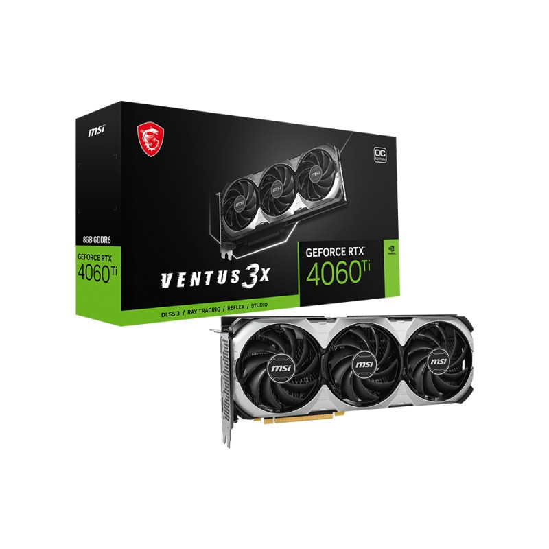 MSI GeForce RTX™ 4060 Ti VENTUS 3X 8G OC GDDR6 128-bit [GPU]