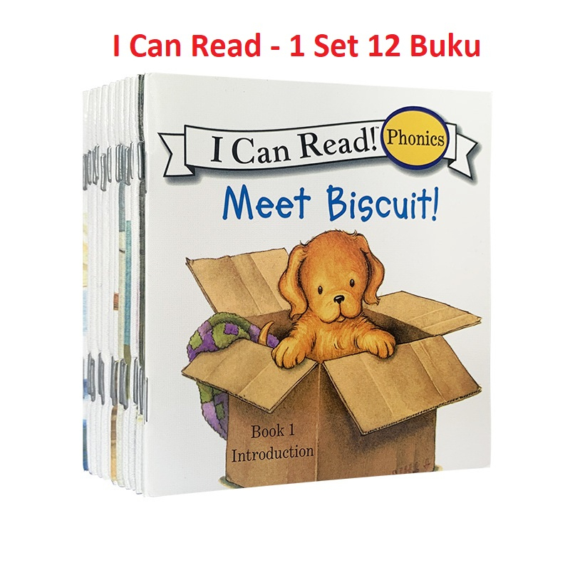 12 Buku I Can Read Biscuit Phonics Natural Spelling My First I Can Read The Biscuit Buku Cerita Anak