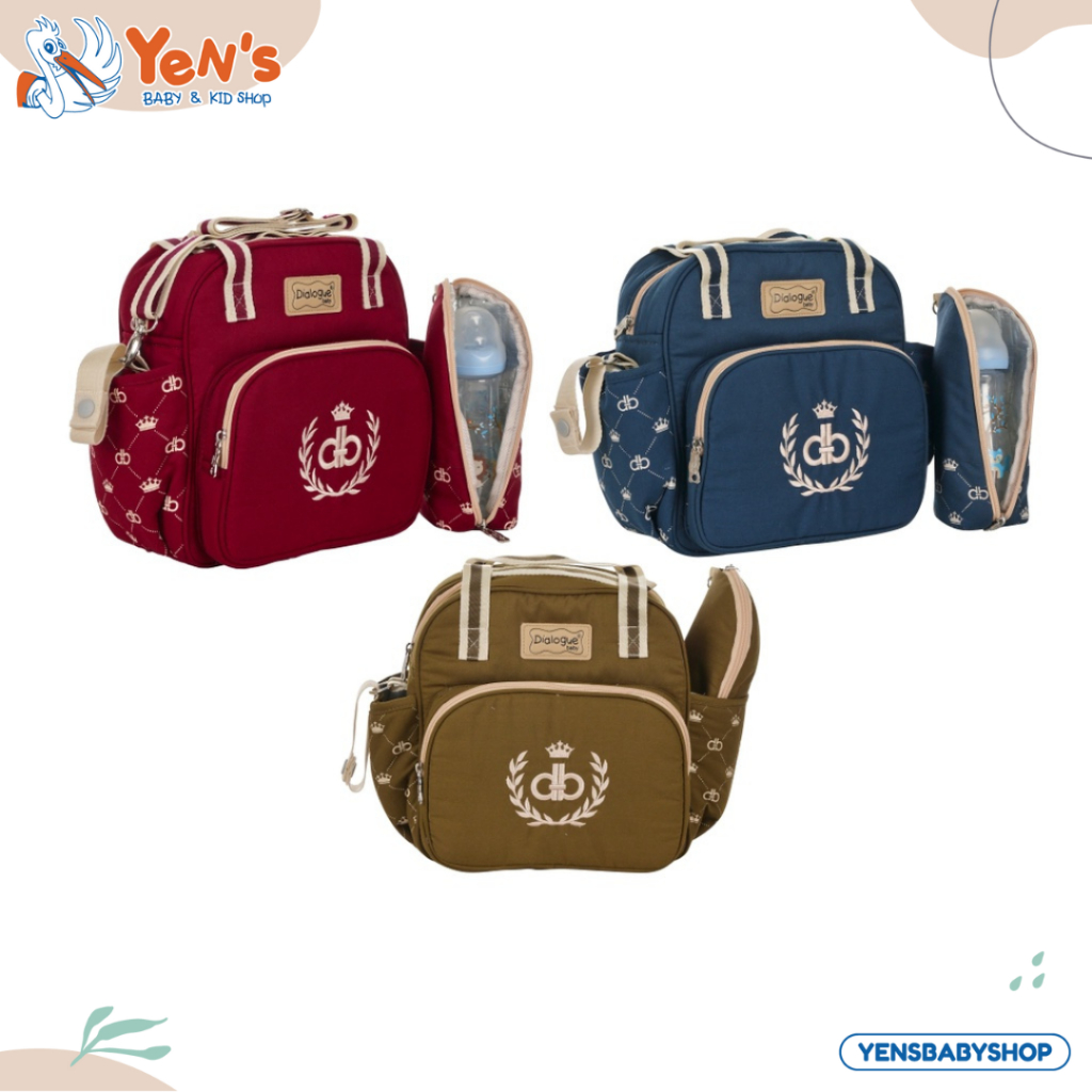 Dialogue Baby Tas Bayi Kecil + Tempat Botol Susu Crown Series - DGT7418