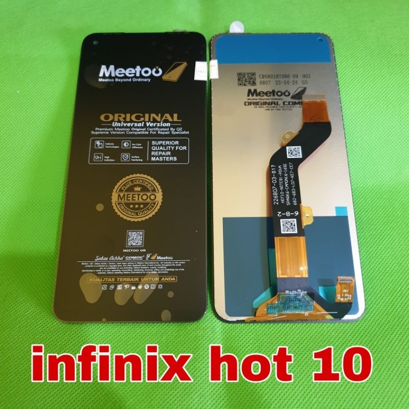 lcd ts touchscreen infinix hot 10  x682 x682b x682c