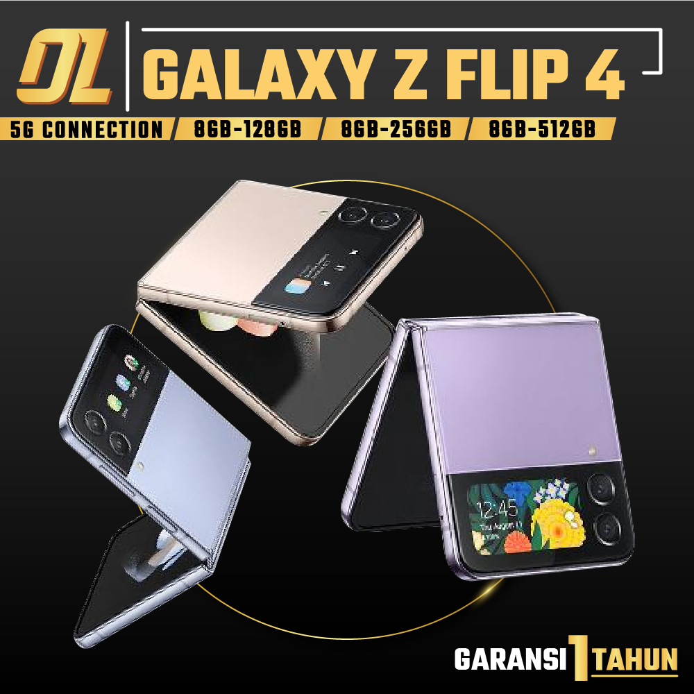 Samsung Galaxy Z Flip 4 5G 8/128 8/256 8/512 RAM 8 ROM 128 256 512 GB 8GB 128GB 256GB 512GB HP Smartphone Android