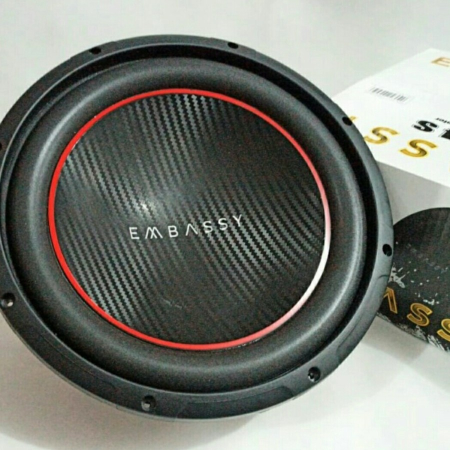 Subwoofer Embassy ES 304S 304D - 12 Inch Single Coil Type SQ