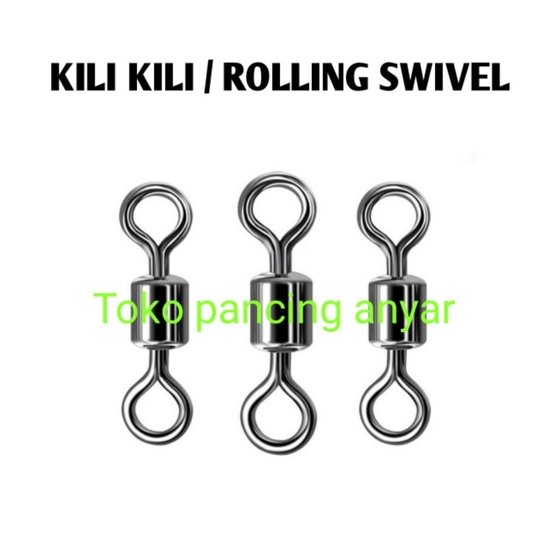 kilikili pancing/Rolling swivel
