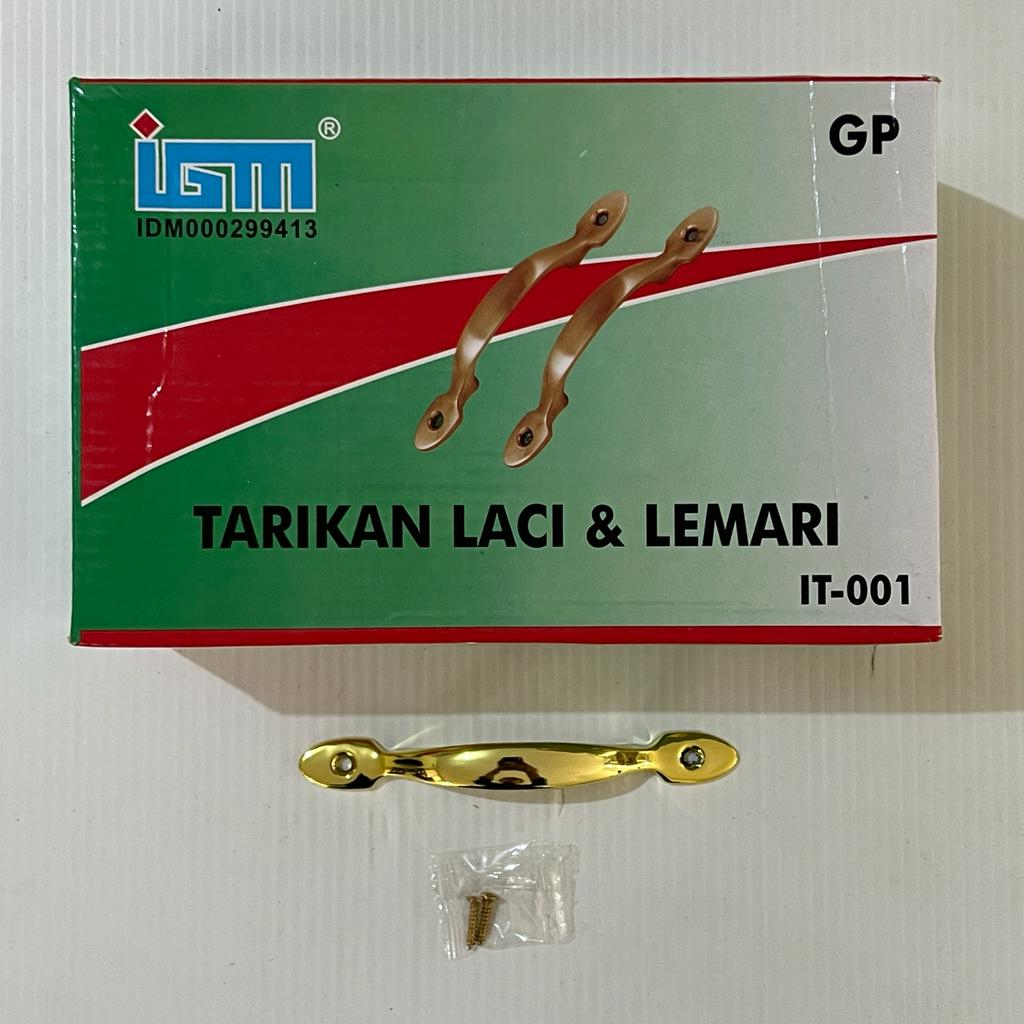 [48PCS] Tarikan Gagang Laci Lemari Bintik Polos Kuning GP / Putih CP IGM