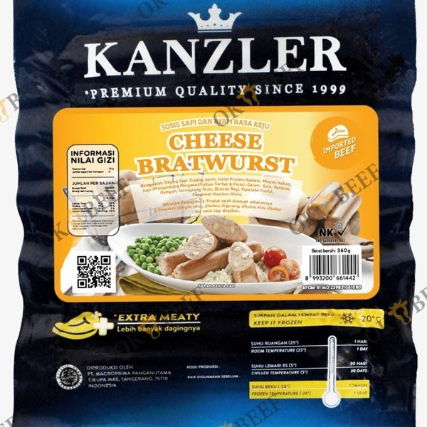

kanzler cheese bratwurst