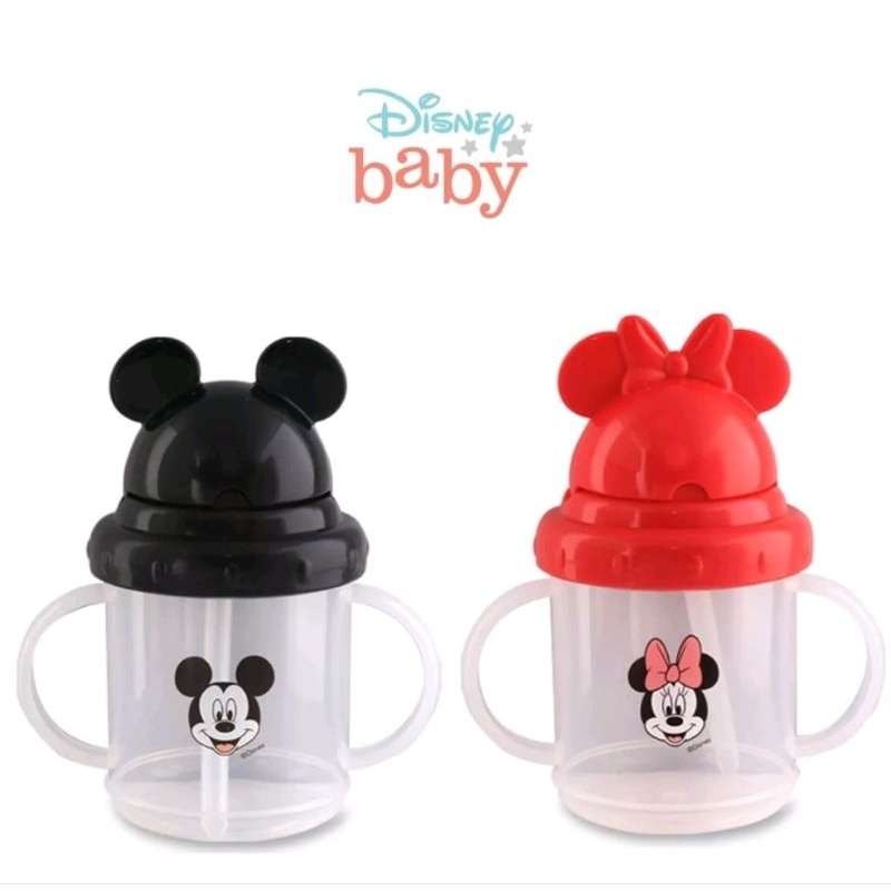 Lusty Bunny Disney Training Cup With Straw Botol minum bayi dengan Gagang