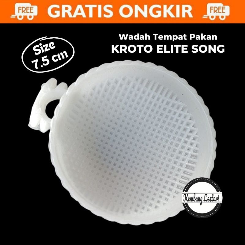 CEPUK TEMPAT PAKAN BURUNG MURAI BESAR TEMPAT PAKAN KROTO PLASTIK