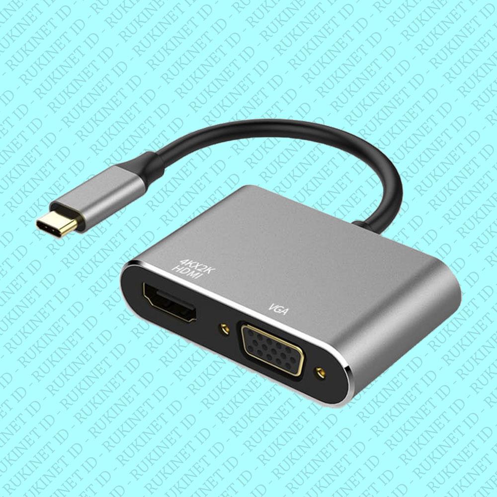 USB Type C Macbook to HDM1 / VGA / USB PD Adapter Thunderbolt Converter HDmi