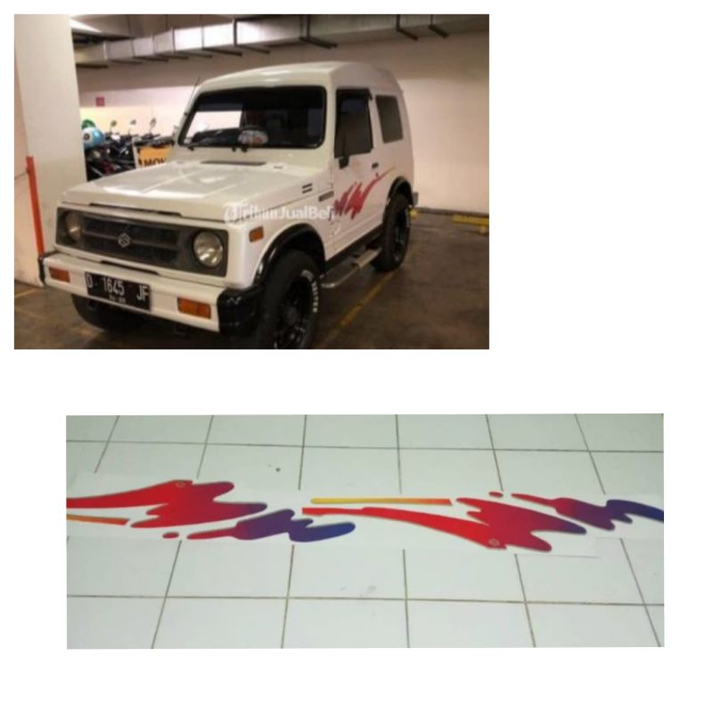 List body stiker Katana Air tahun 1994 / Sticker Stiker List Body Katana Air tahun 1994