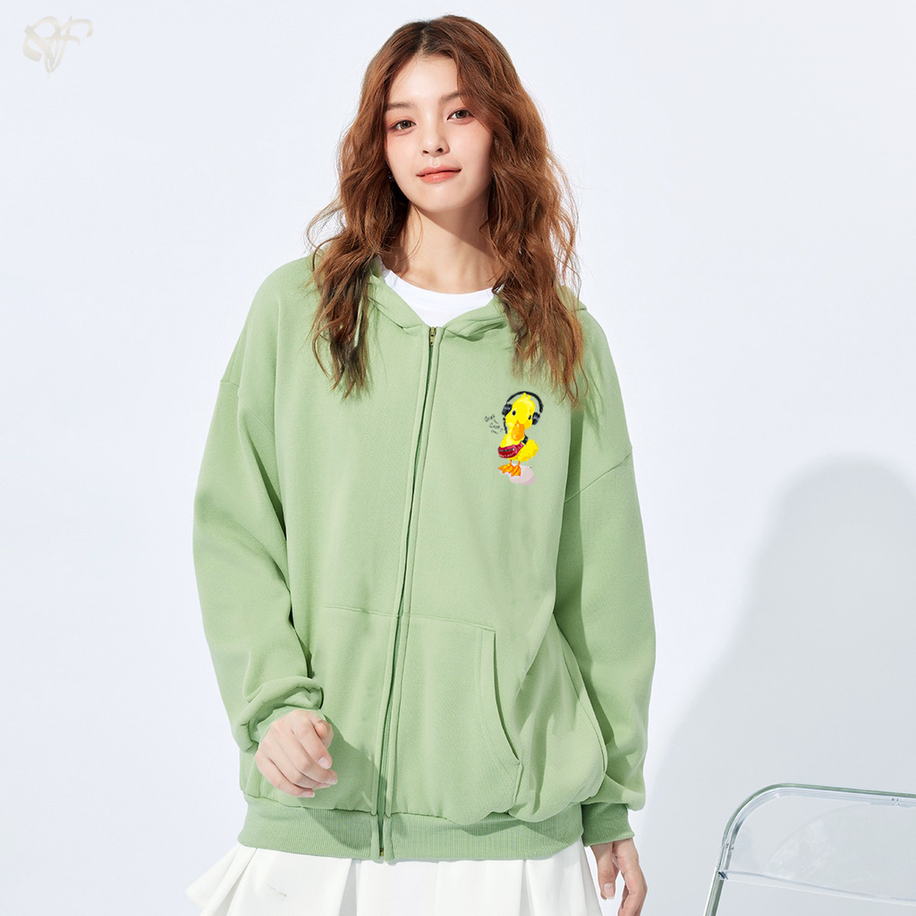 Chuaks Donal Hoodie Zipper Kawaii Korean Style | Dhea Fashion