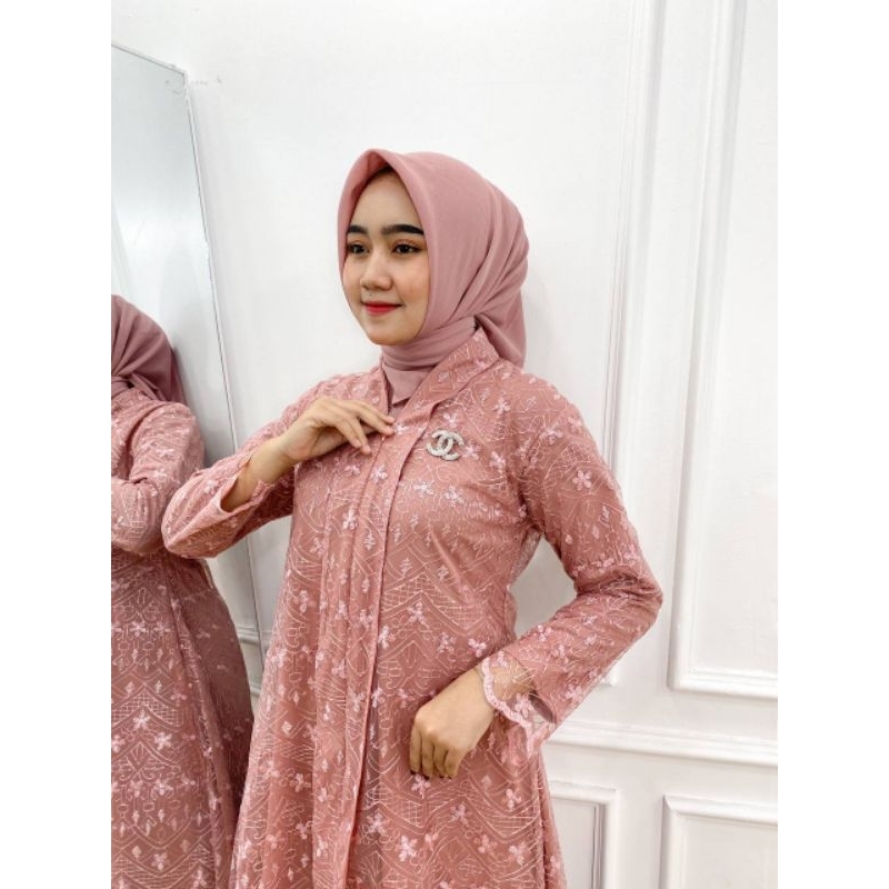 PB Prilly Busana - ZALIHA VOL.1 TUNIK KEBAYA MALAYSIA TILE BORDIR - ATASAN PESTA - TUNIK PESTA - TUNIK BRUKAT