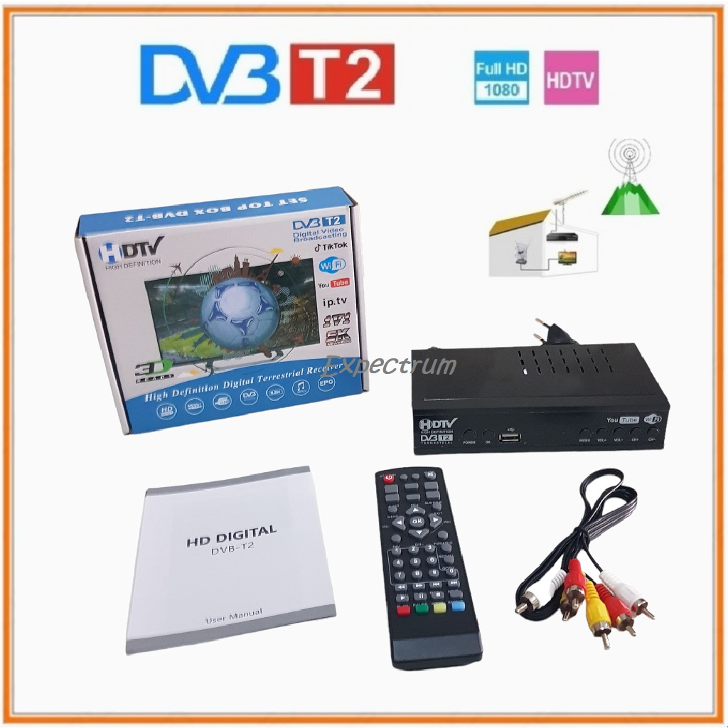 Set Top Box TV Digital, DVB T2 / STB Receiver TV