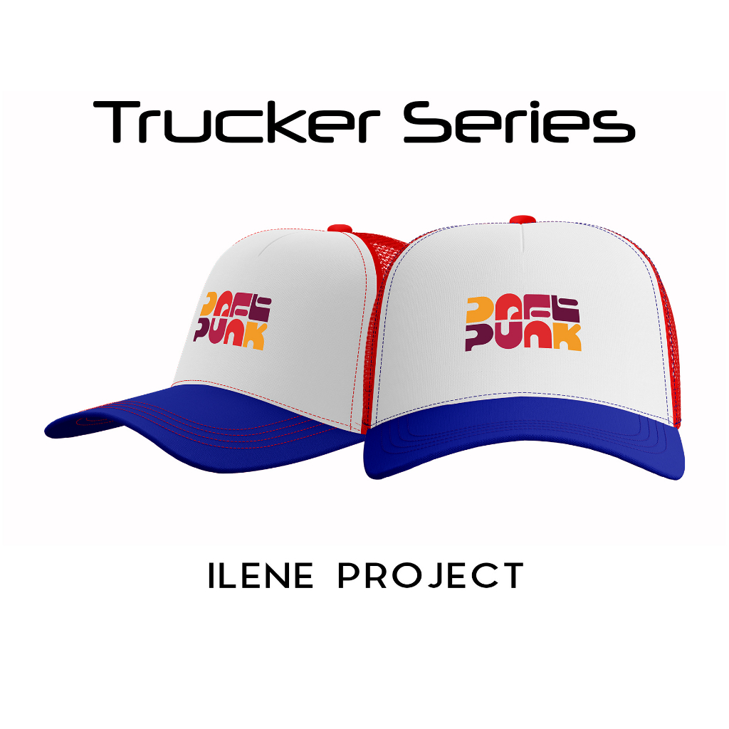 Trucker Daft punk | Topi Jaring (TRUCKER SERIES)