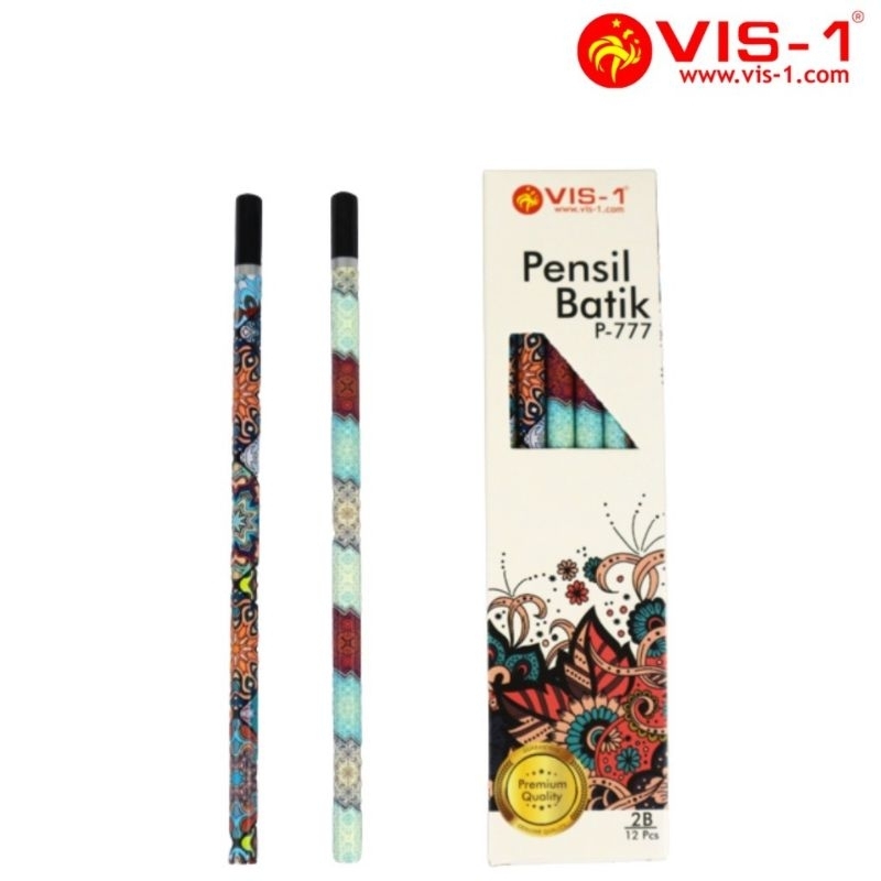 

Pensil 2B / Pensil Batik / Pensil VIS-1 P-777 | 1 Pack