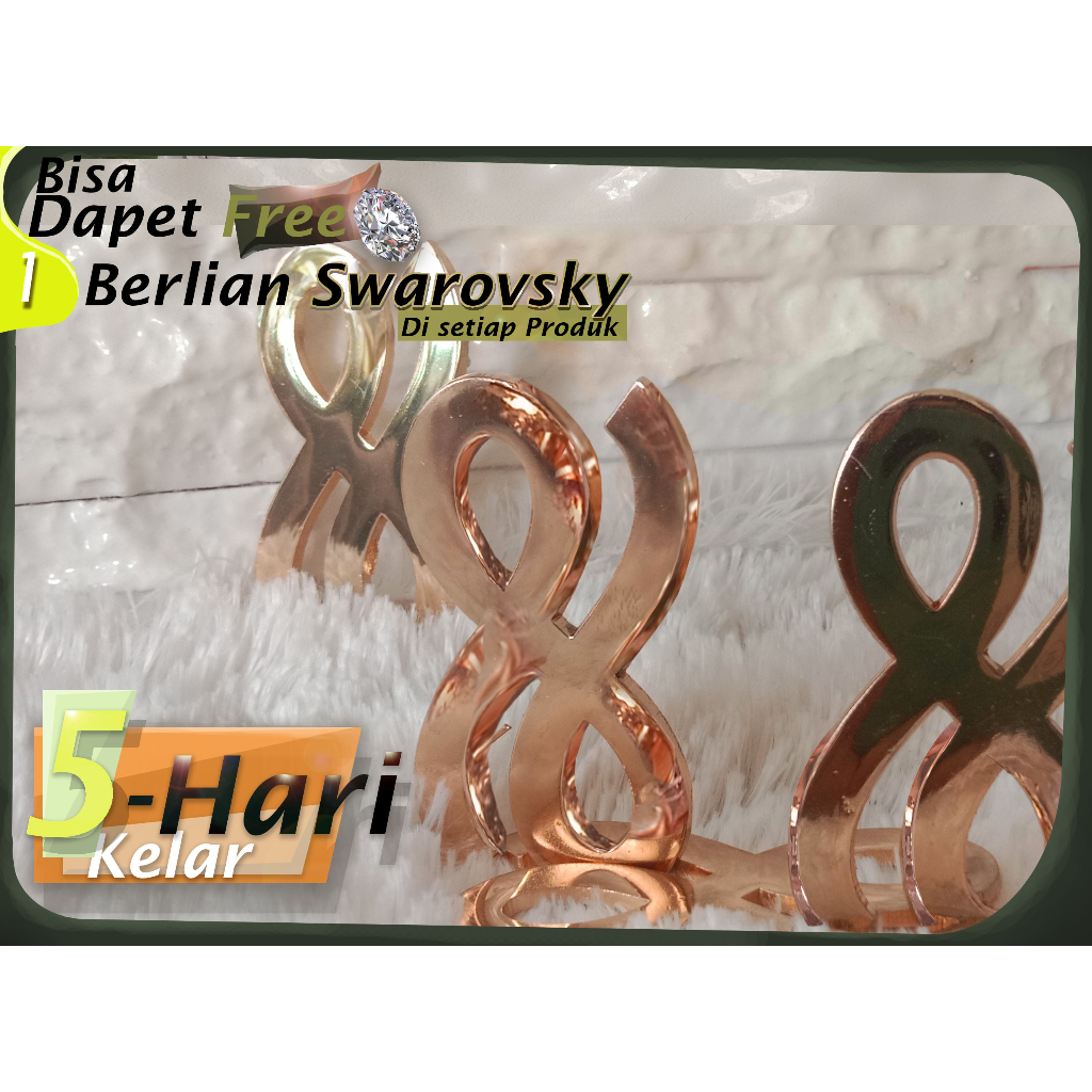 Label plat hijab custom alloy anhasdesain sendiri harga murah aksesoris pin jilbab bros kerudung dan