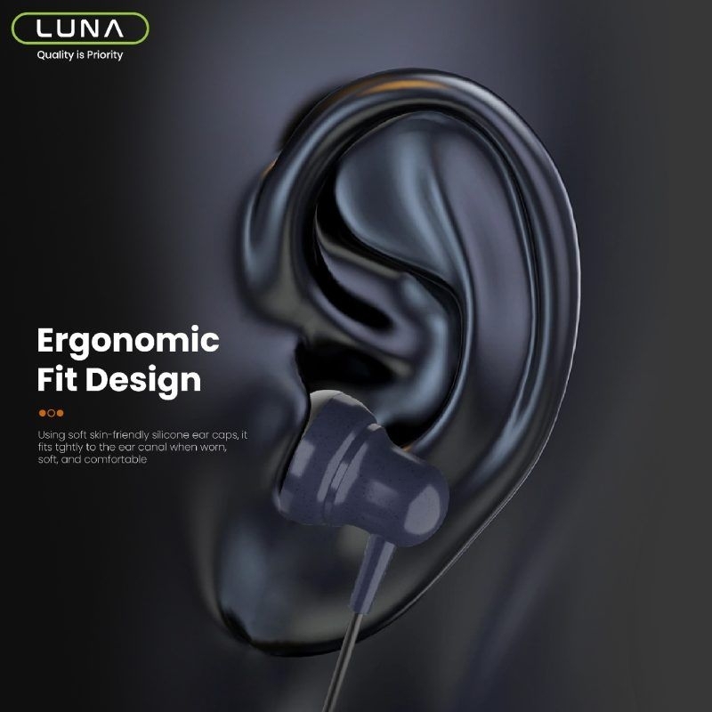 HEADSET PREMIUM BY LUNA SUARA In ear of wired earphone gaming hedset xtra bass