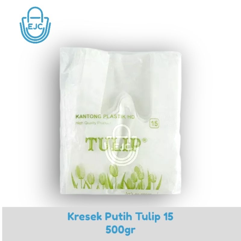 Kantong Kresek Tulip Putih Tebal 500gr