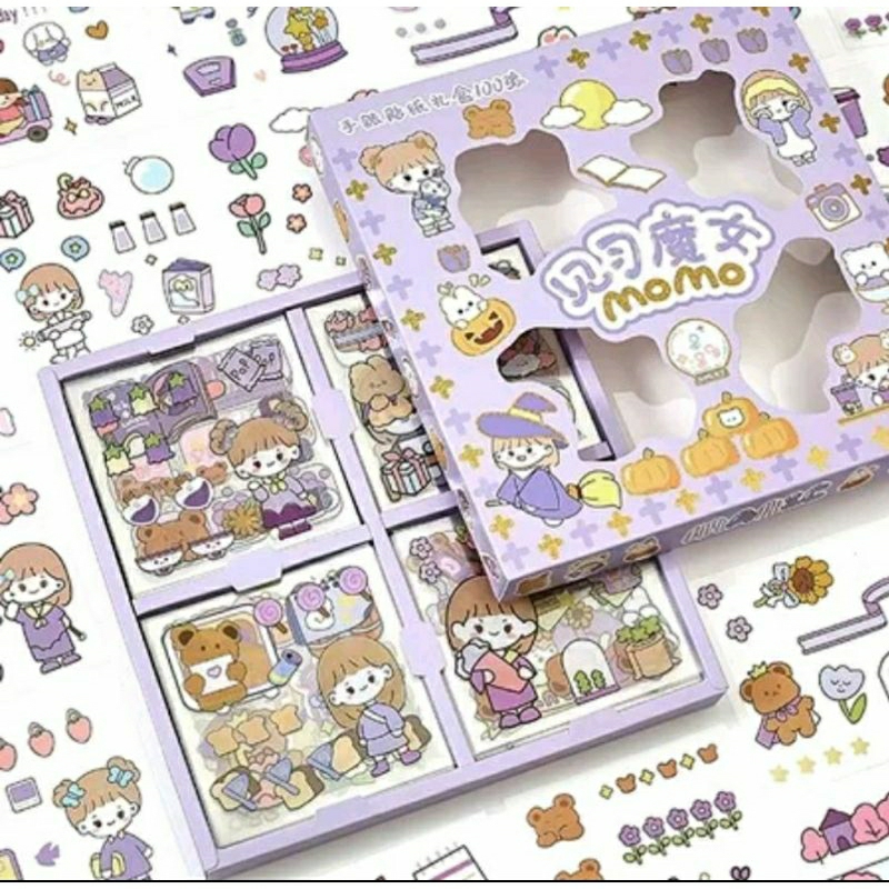 

STICKER MOMO LUCU 100 LEMBAR
