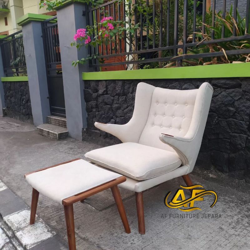 kursi malas retro, kursi malas kayu jati, kursi malas minimalis