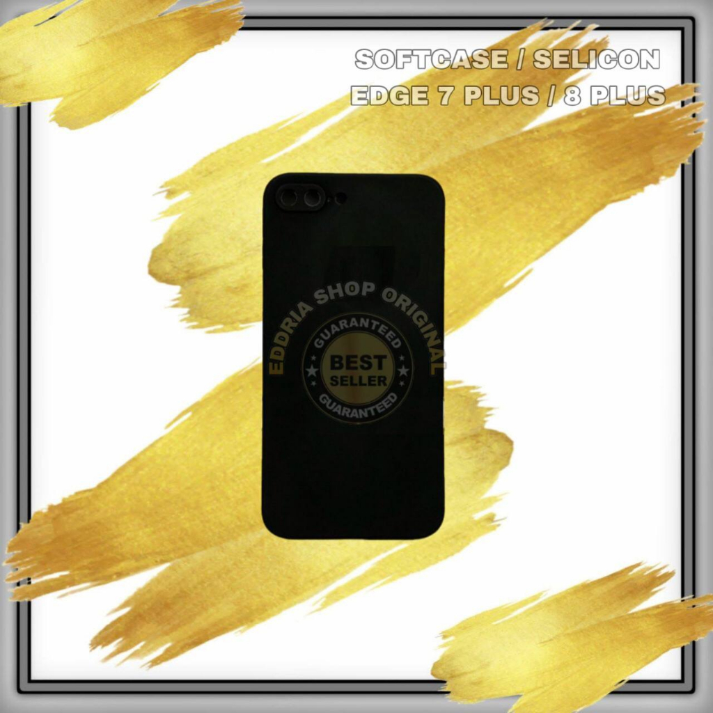 SOFTCASE SELICON EDGE IP 7 PLUS 8 PLUS WARNA PERMANEN ORIGINAL