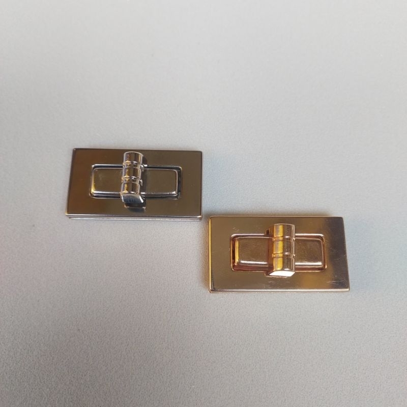 Kunci Putar tas dompet model kotak 4cm