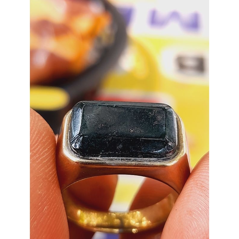 BATU AKIK BLACK JADE GIOK HITAM ACEH