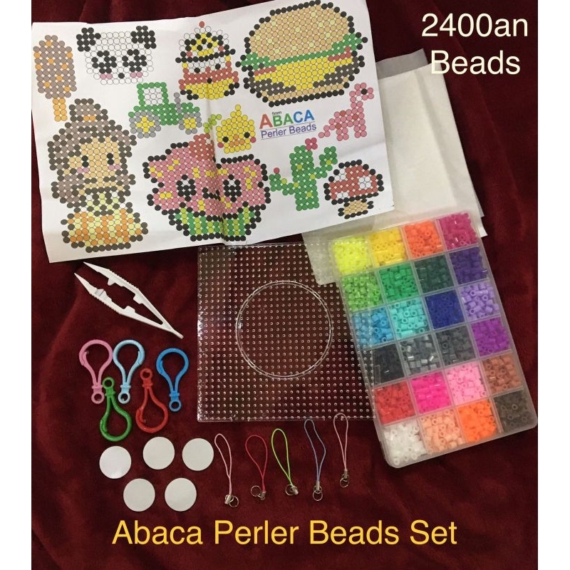 Mainan Edukasi Abaca Perler beads set