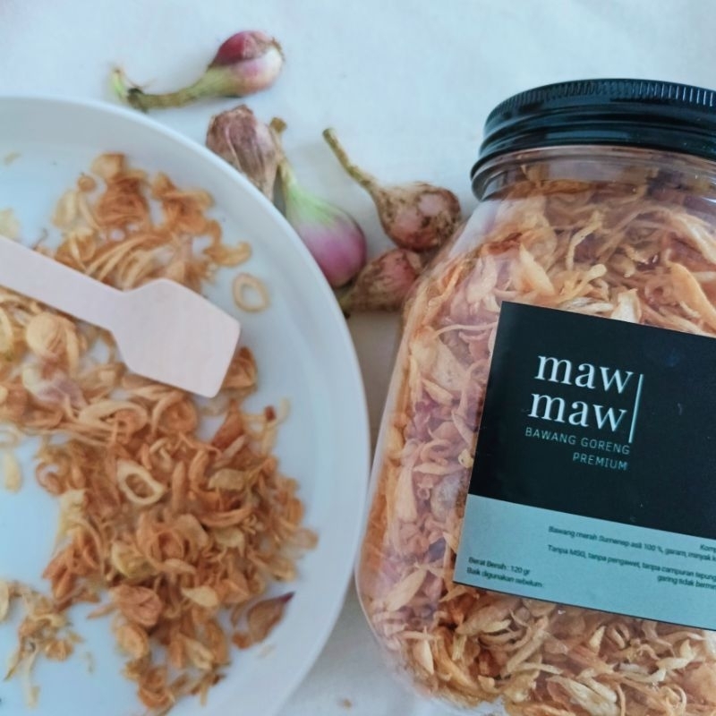 

Bawang Goreng Sumenep Asli/Bawang Goreng Maw Maw/Bawang Goreng Premium/ Bawang Goreng Renyah/Bawang Goreng