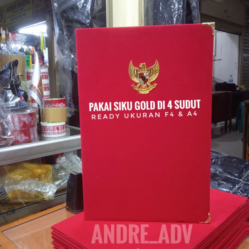 

Promo map beludru mewah garuda coating ready stock