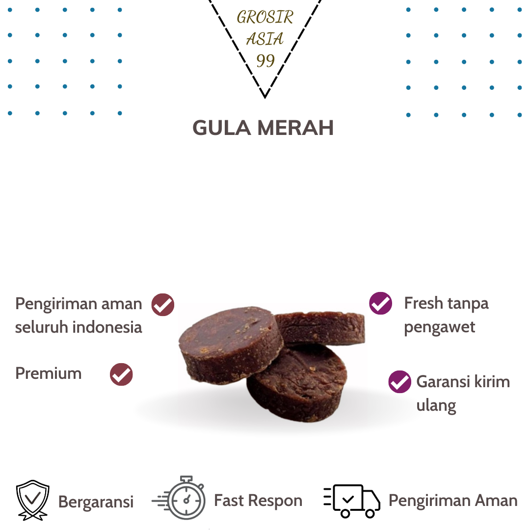 

Gula Merah Jawa Asli I Brown I Quality Premium 500gr