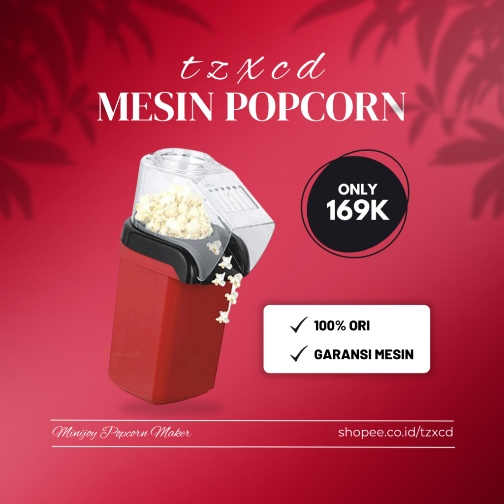 TZXCD - MESIN POPCORN MAKER POPCORN MACHINE MESIN POPCORN MINI