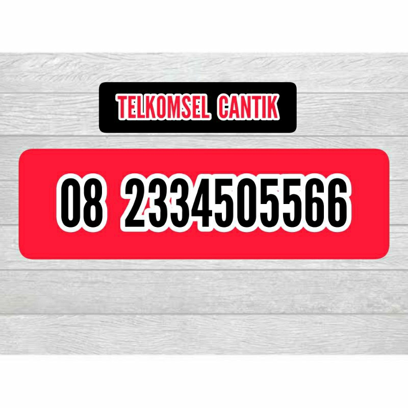 NOMOR TELKOMSEL SUPER CANTIK 23456 99999