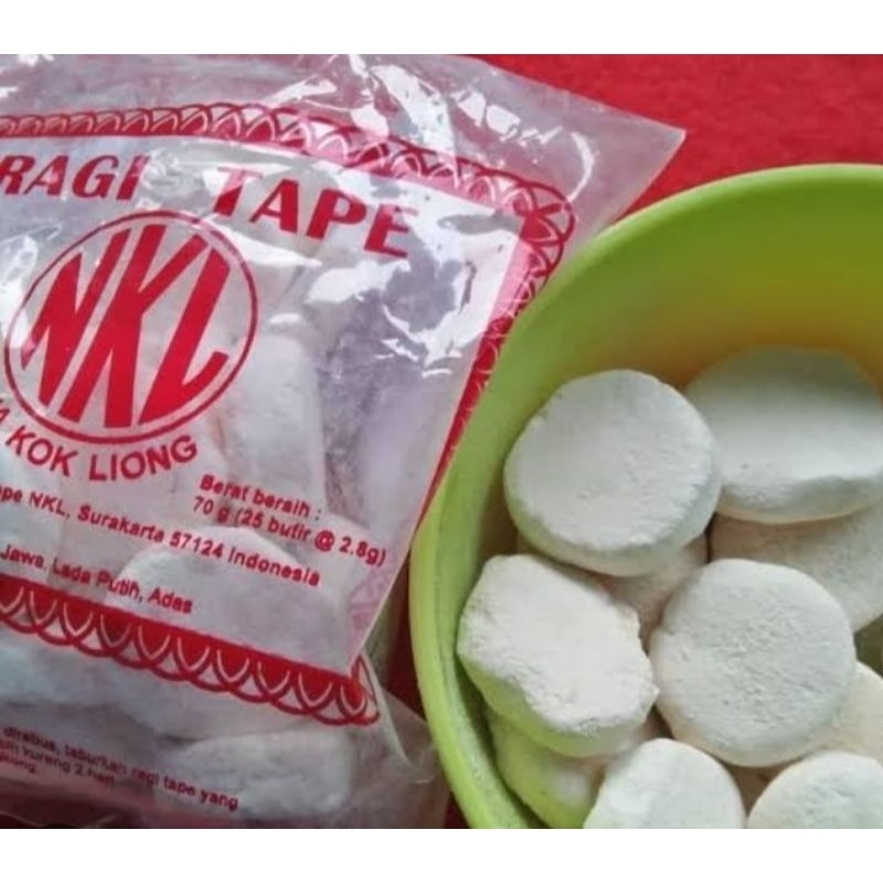 50 BUTIR RAGI TAPE NKL BERKUALITAS TERBAIK BISA COD