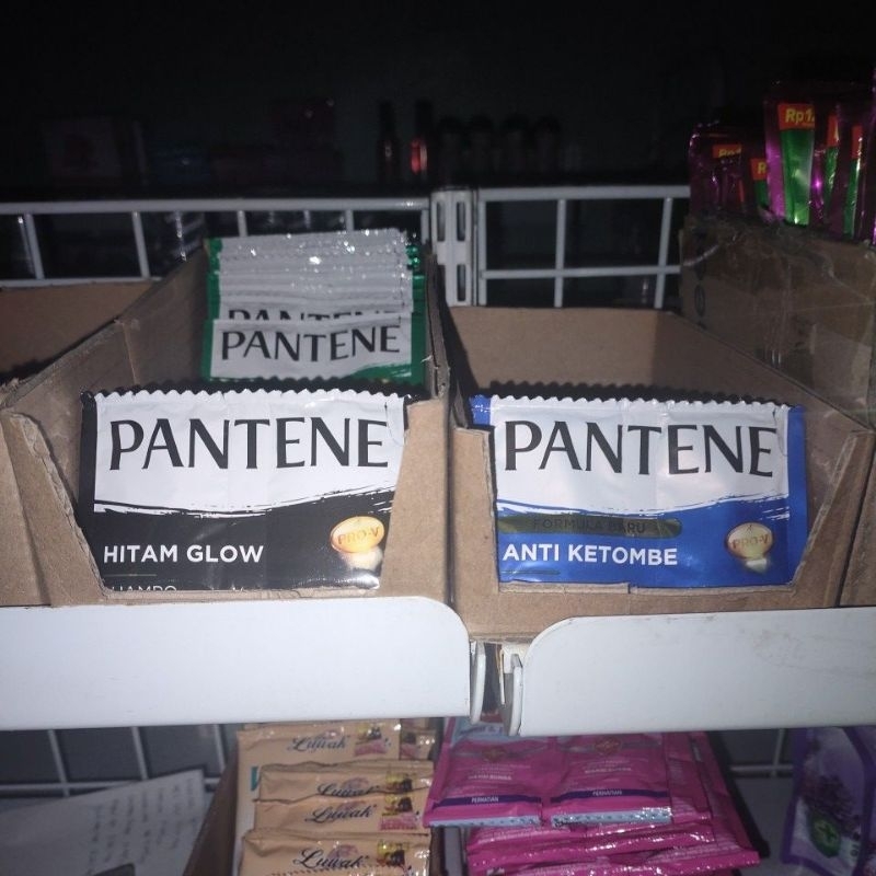 Shampoo sampo shampo Pantene sachet