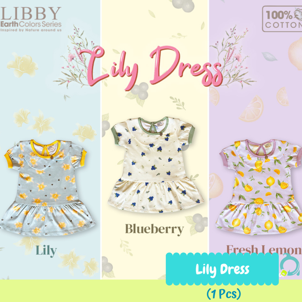 LIBBY Earth  Dress Nara | Jollie | Lily (1 Pcs)