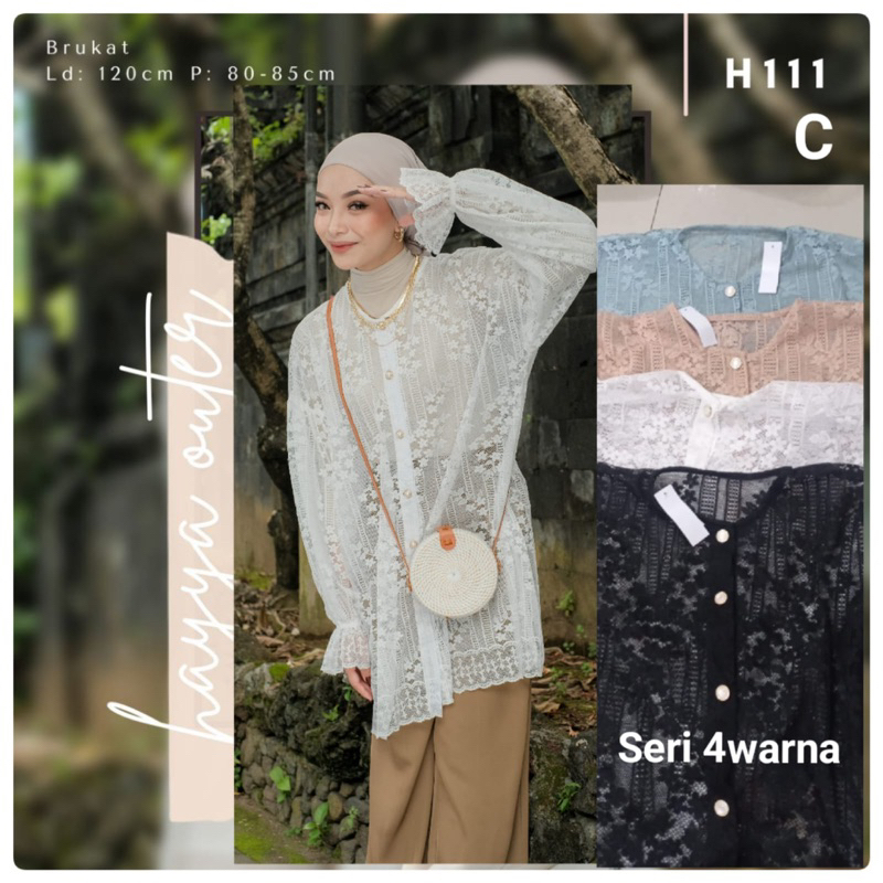 CARDIGAN BRUKAT WANITA OUTER