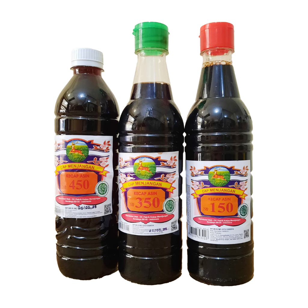 Kecap Asin Menjangan No.50 - No.450 600 ml / Chinese Soy Sauce