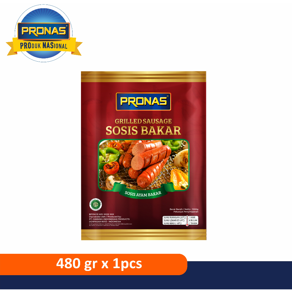 

PRONAS Sosis Bakar Ayam 480 gr