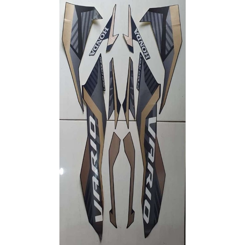 striping stiker vario 125 2023 blue matte biru doff