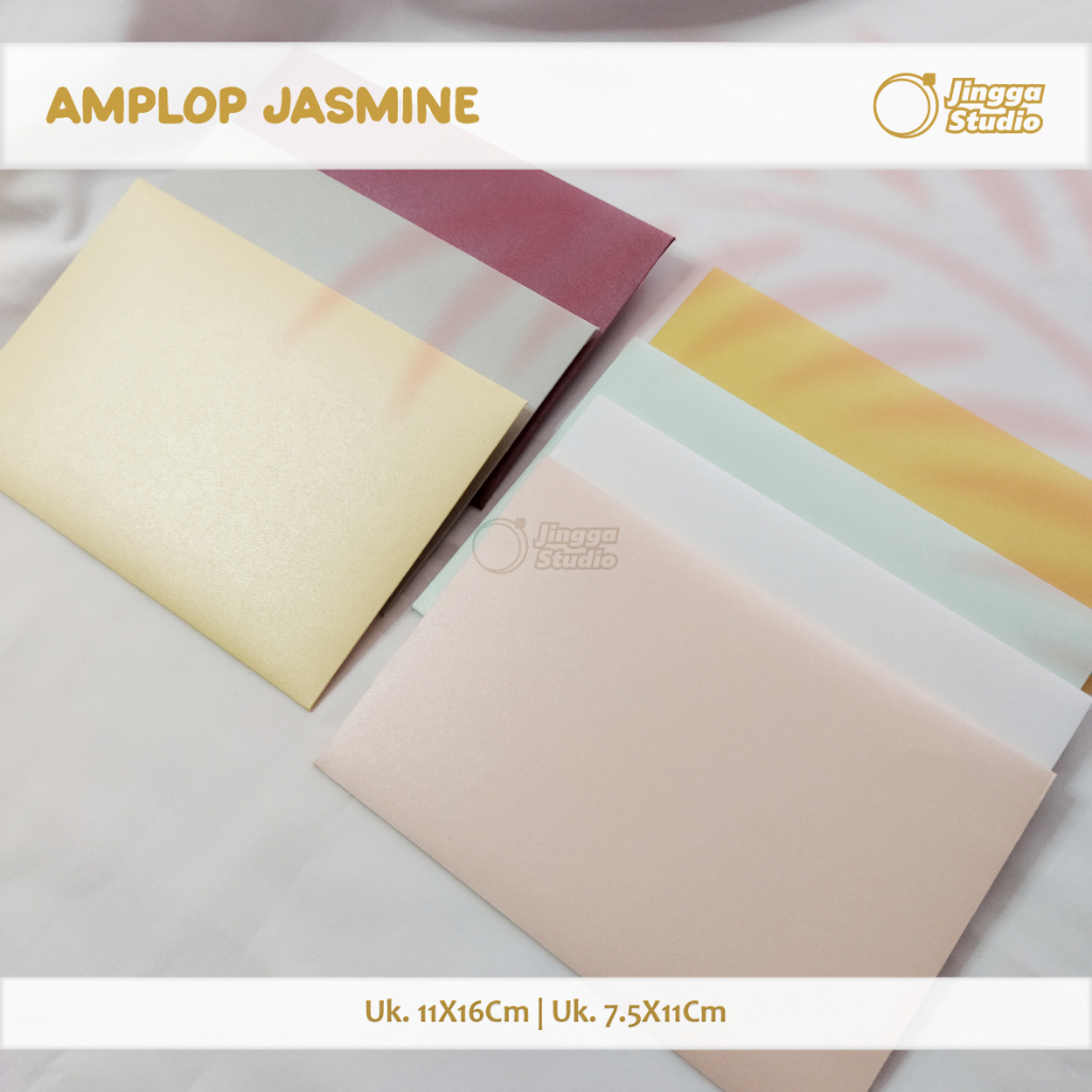 

Amplop Jasmine Glitter A6/ A7