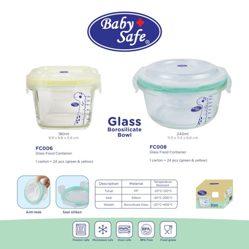 Baby Safe Glass Food Container