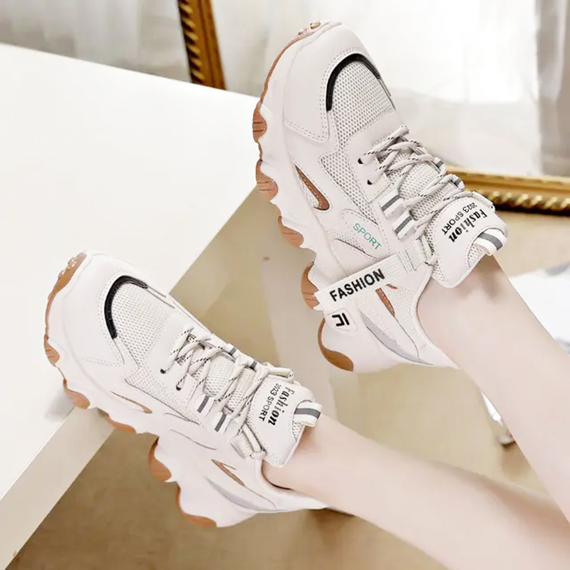 Sepatu Sneakers Wanita High Mode Stylish - T-A2