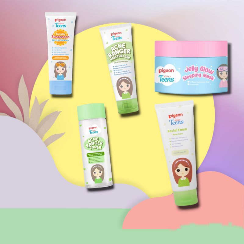 paket Skincare Remaja Pigeon Teen 1 Set Lengkap Bpom